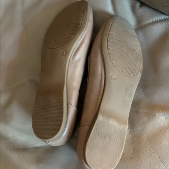 Xappeal Tan Ballet Flats with Rounded Toe and Minimalist Design - Picture 2 of 5